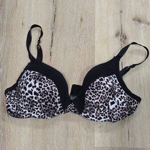 Steve Madden Leopard Print Nanobite Bra 38C